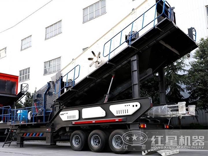 車載廢舊混凝于處理機(jī)--車載移動(dòng)反擊破，二段破碎環(huán)保