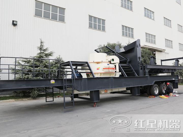 移動(dòng)式制砂破碎機(jī)多機(jī)組合，油電兩用更智能