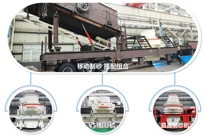 不同組合制砂主機，任你挑選 