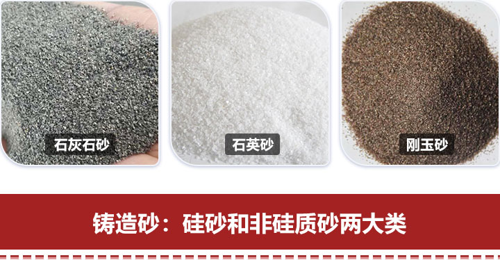 常見(jiàn)鑄造砂種類 常見(jiàn)鑄造砂種類